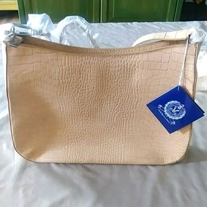 Medallion Leather Signature Statement Purse